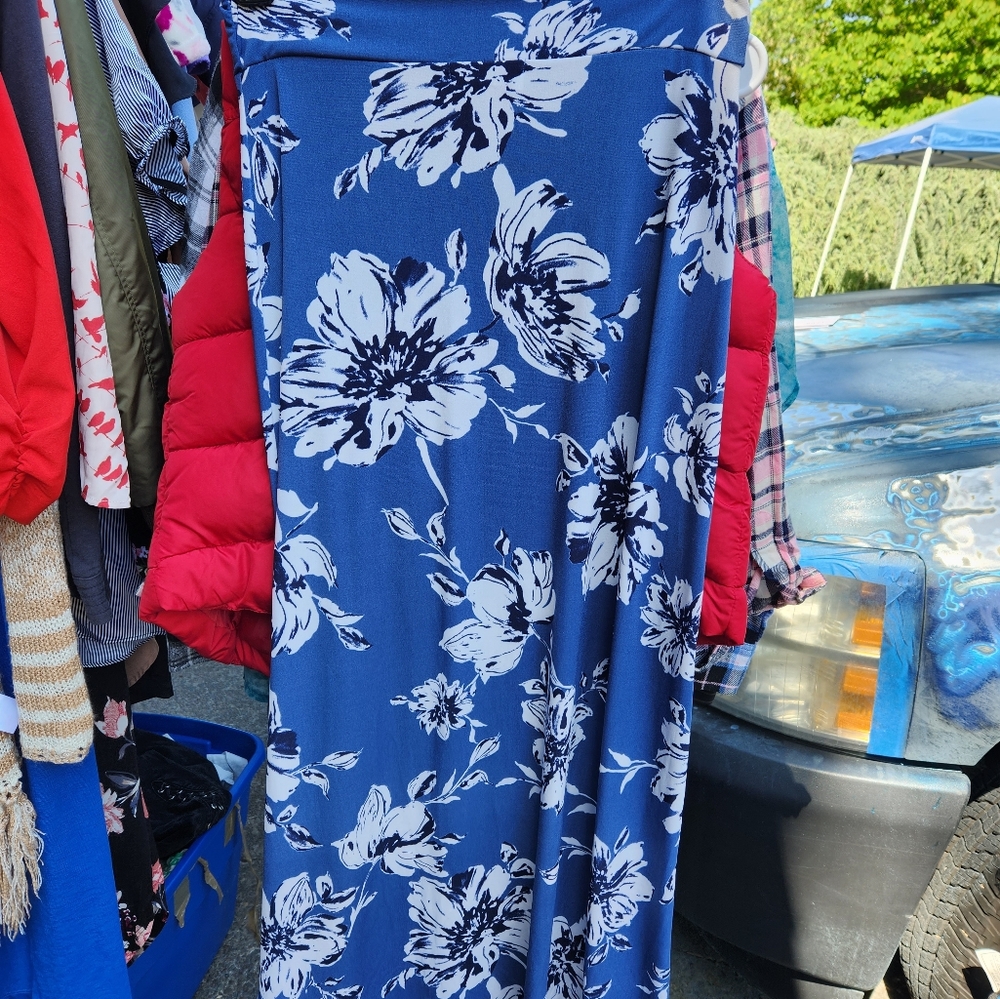 Womens strapless  dress medium